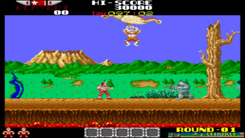 Rygar arcade gameplay